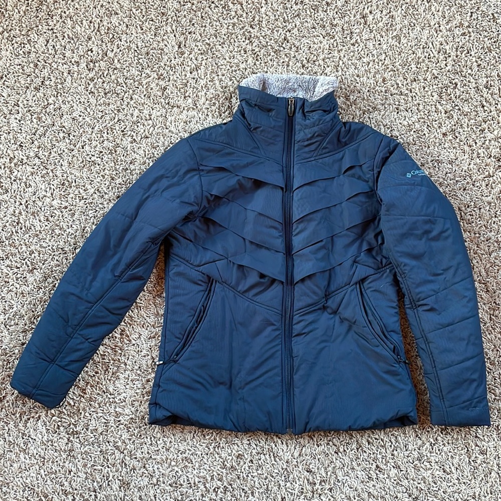 Women’s Columbia Titanium Interchange Jacket Navy Size Medium